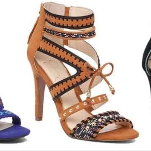 New Jessica Simpson Size 10 Elegant Tan Strappy Heels